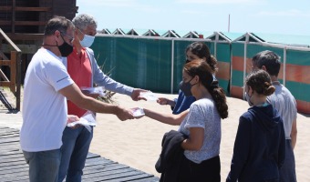 CONTINA LA CAMPAA DE PREVENCIN EN LA PLAYA
